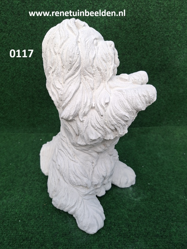 0117 Hond strik zijkant 1 groen. NL