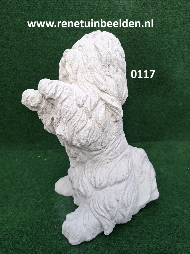 0117 Hond strik zijkant 2 groen. NL