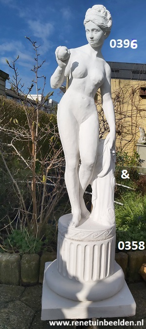 0396 & 0358 venere con pomo met zuil hoog 150 cm NL