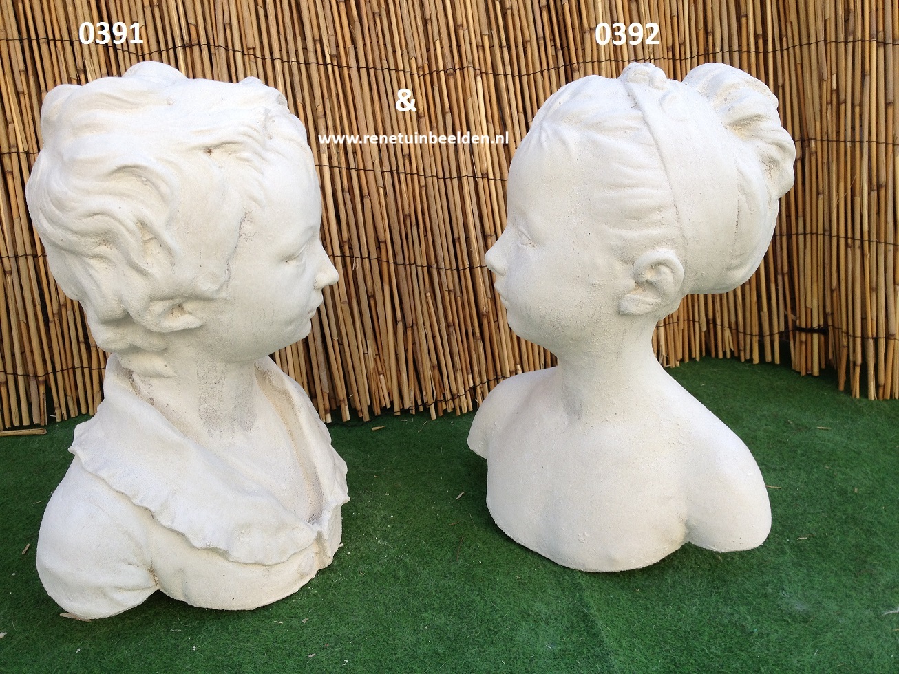 0391 & 0392 jongen en meisje zijkant 1. NL geel