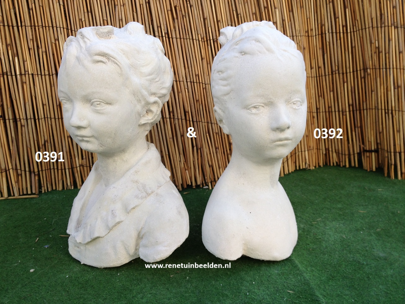0391 & 0392 jongen en meisje zijkant 2. NL geel