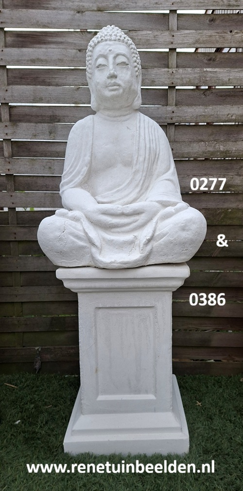 0277 & 0386 Boeddha met zuil. NL